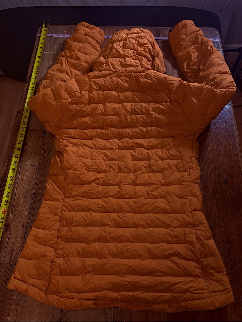 Outdoor vitals women’s Zulu down puffy jacket medium curry hiking backpacking - Picture 4 of 7